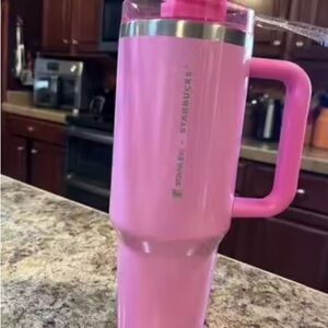Starbucks Pink Mug with Handle for Dining